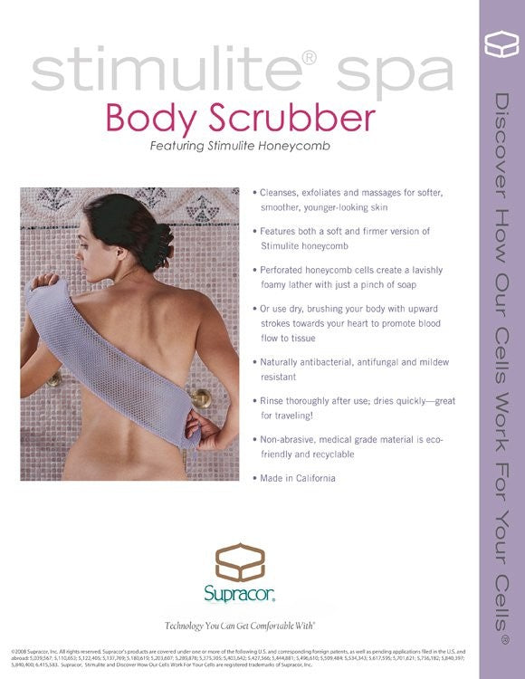 Supracor Stimulite Honeycomb Body Exfoliator Black/White