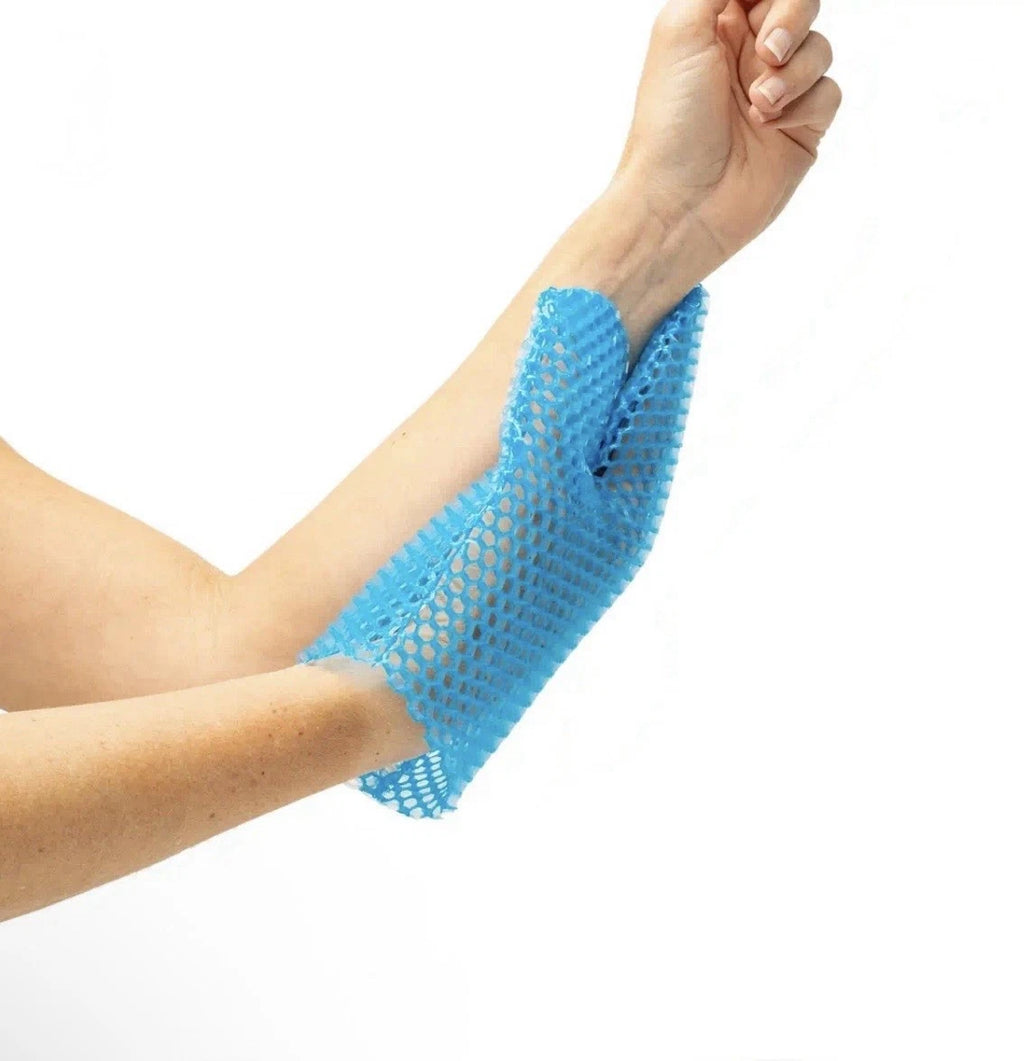 Supracor Stimulite Honeycomb Bath Mitt All Blue